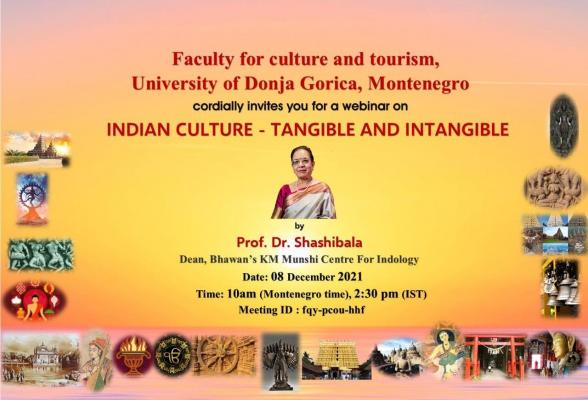 WEBINAR- Indian culture- Tangible and intangible